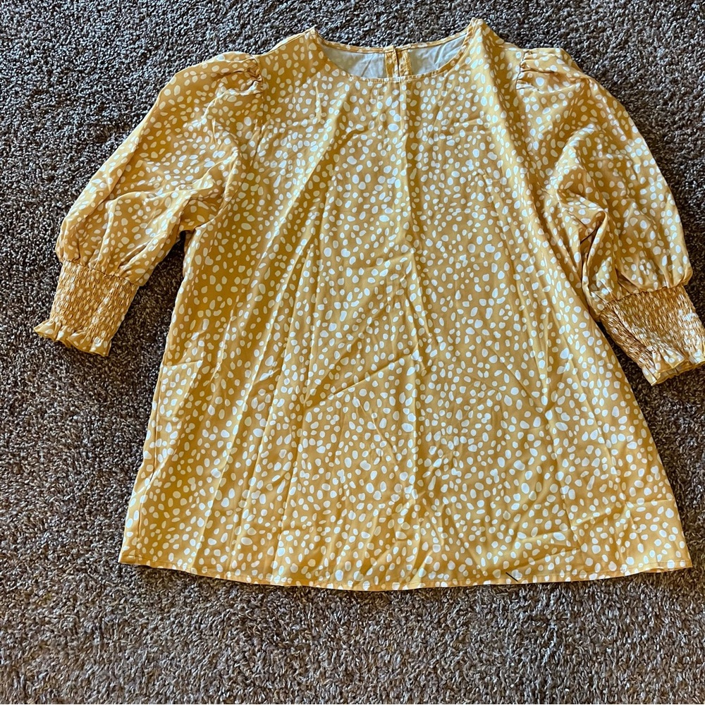 Yellow blouse